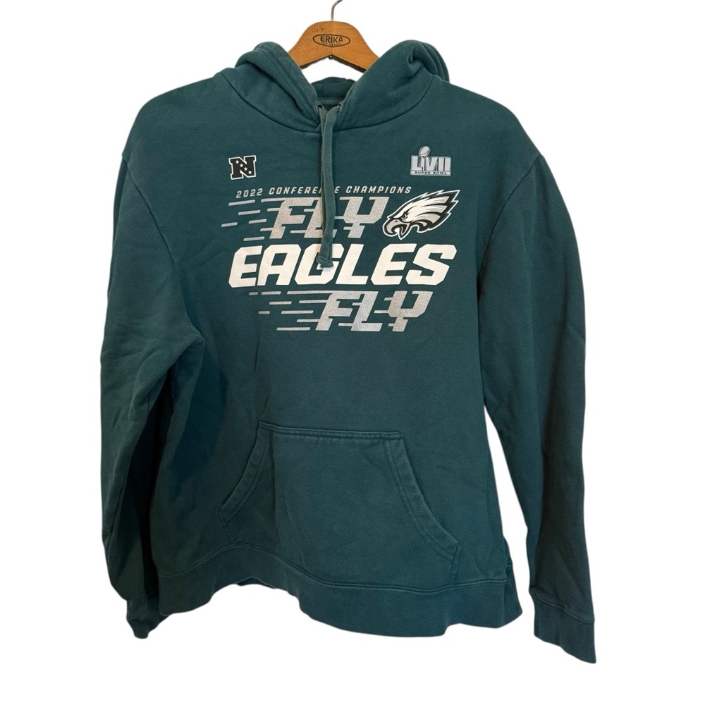 Philadelphia Eagles Teal Fly Eagles Fly Hoodie